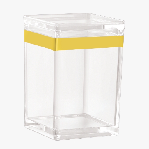 Acrylic Jar with Lid : Medium