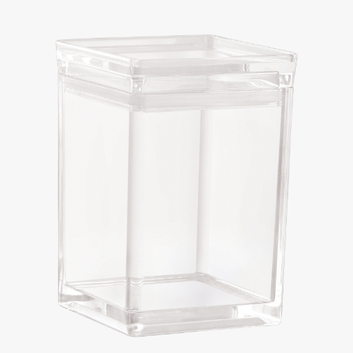 Acrylic Jar with Lid : Medium
